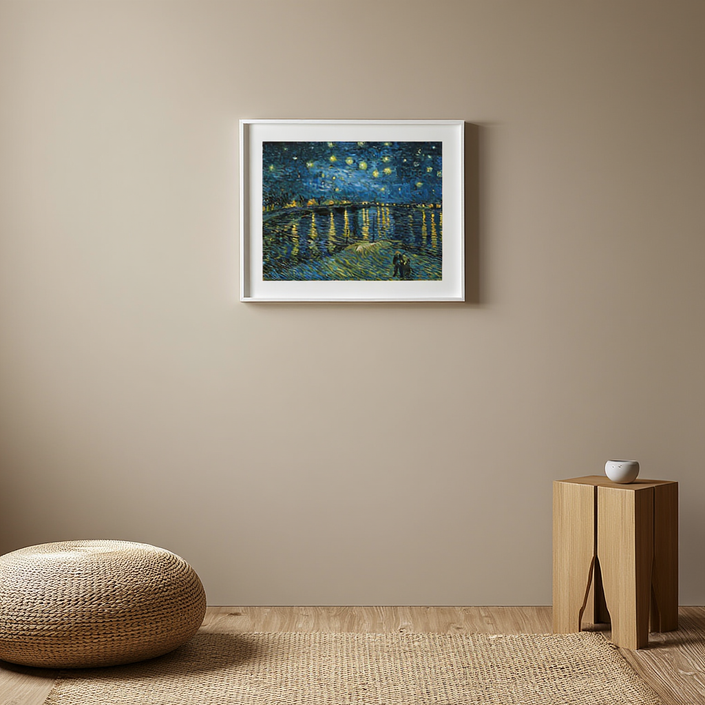 Vincent Van Gogh - The Starry Night Over The Rhone Poster