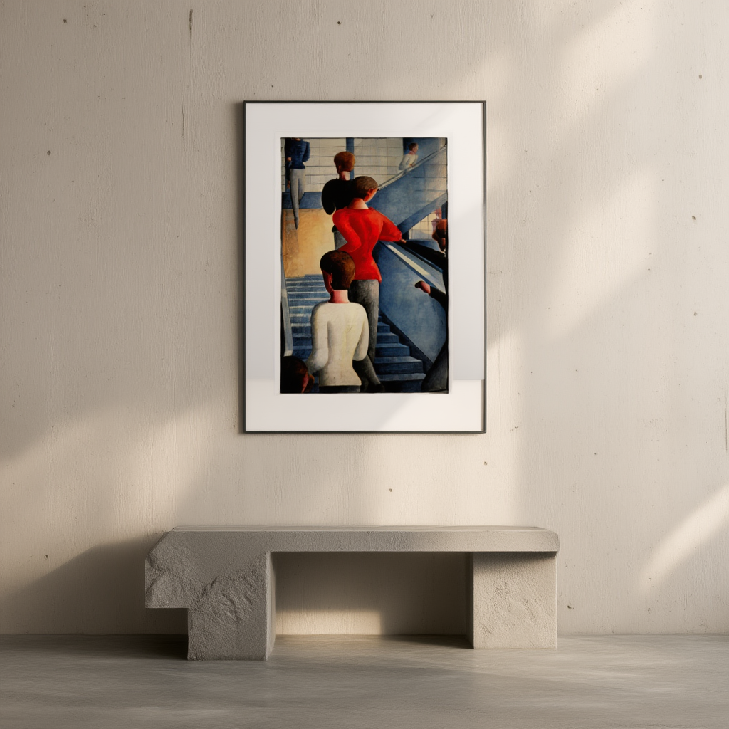 Oskar Schlemmer - Bauhaus Stairway