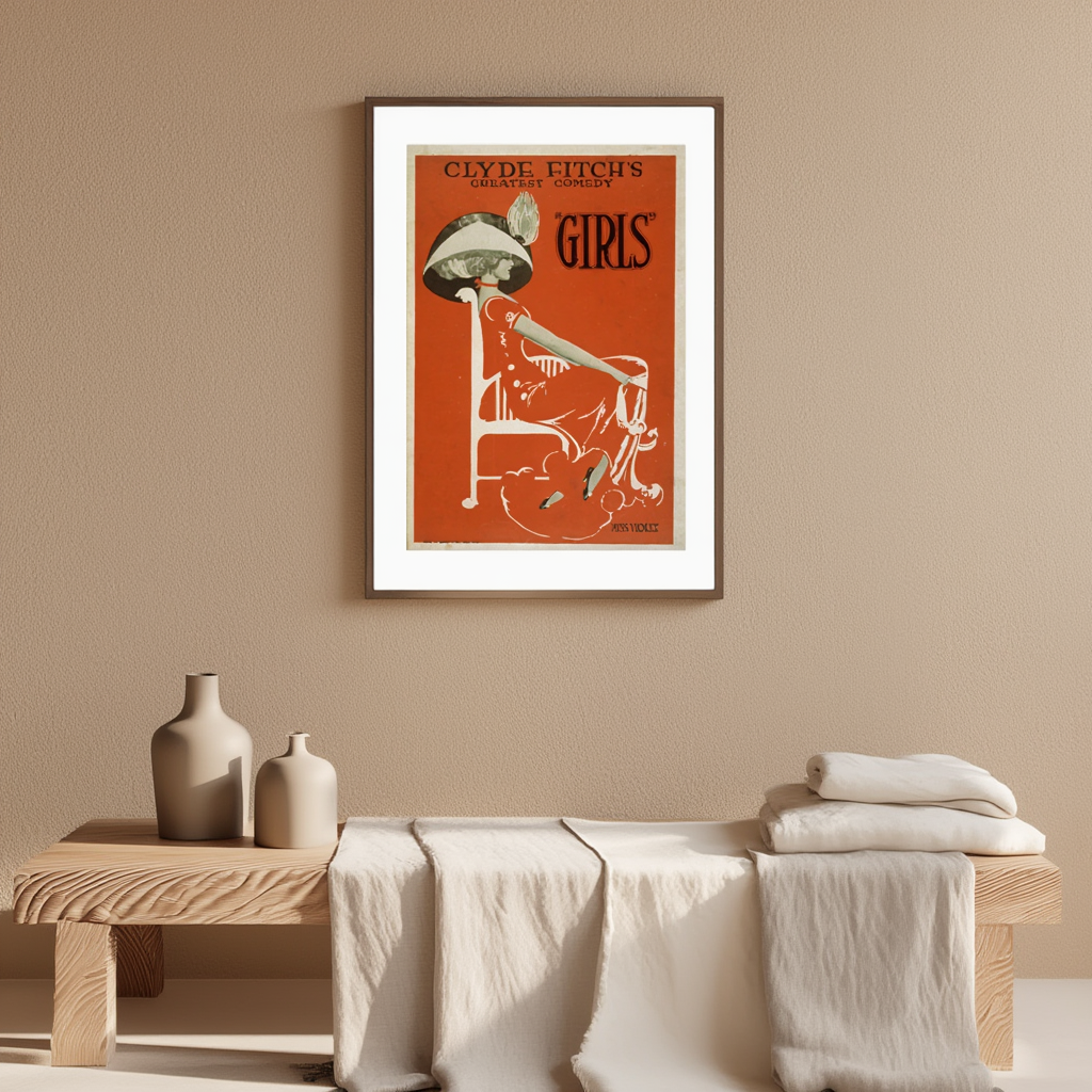 Roaring Circus Vintage Poster – Classic Big Top Illustration Print | Nostalgic Circus Wall Art Roaring Circus Vintage Poster