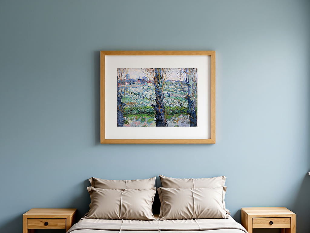 Vincent Van Gogh – View of Arles - Post-Impressionist Art Print