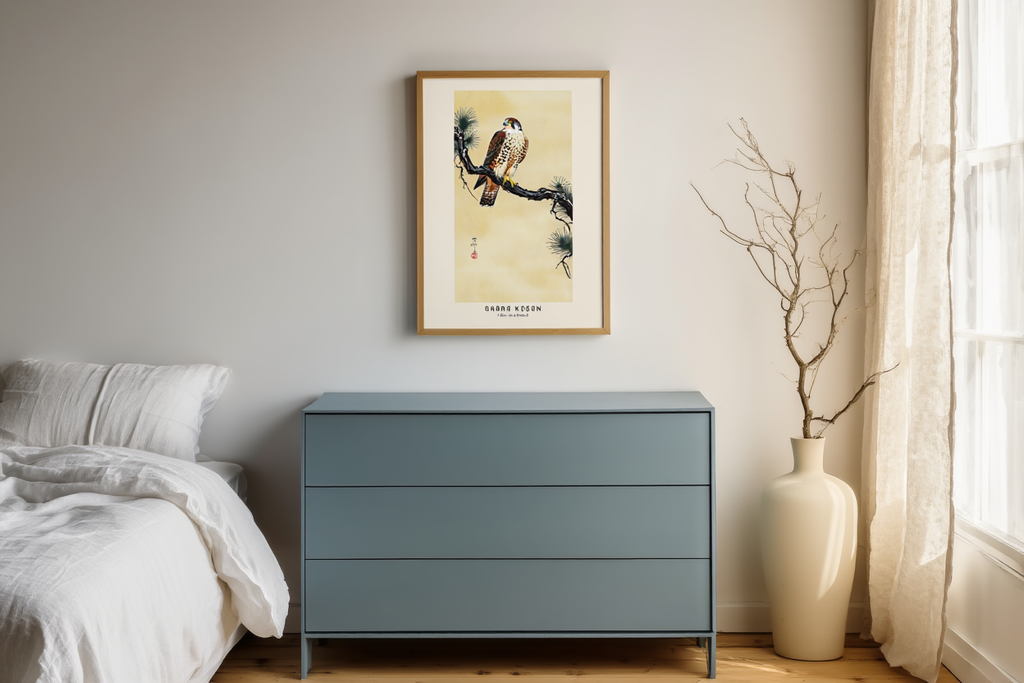 Ohara Koson - Falcon on a Branch Poster