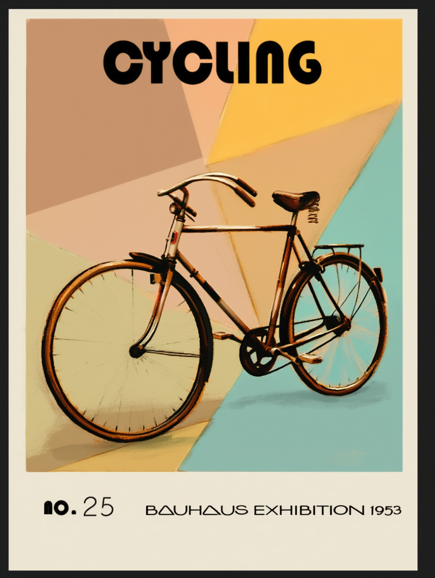 Cycling — Sports Wall Art Print
