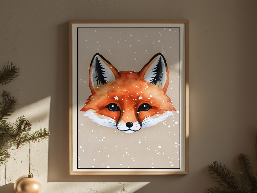 Winter Fox – Art Print