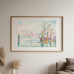 Antibes ‘Morning’ – Paul Signac Poster | Neo‑Impressionist Coastal Art Print