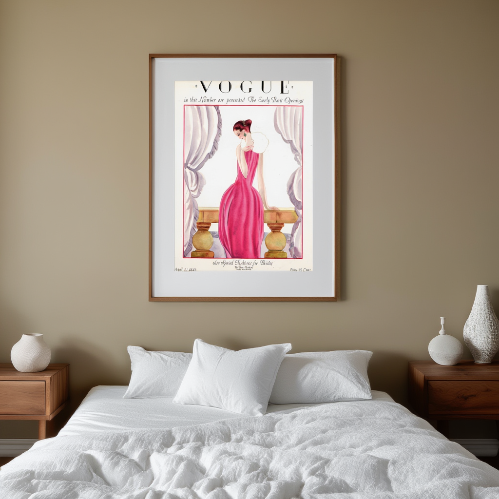 Vogue April 1, 1923 – Vintage Fashion Illustration Poster