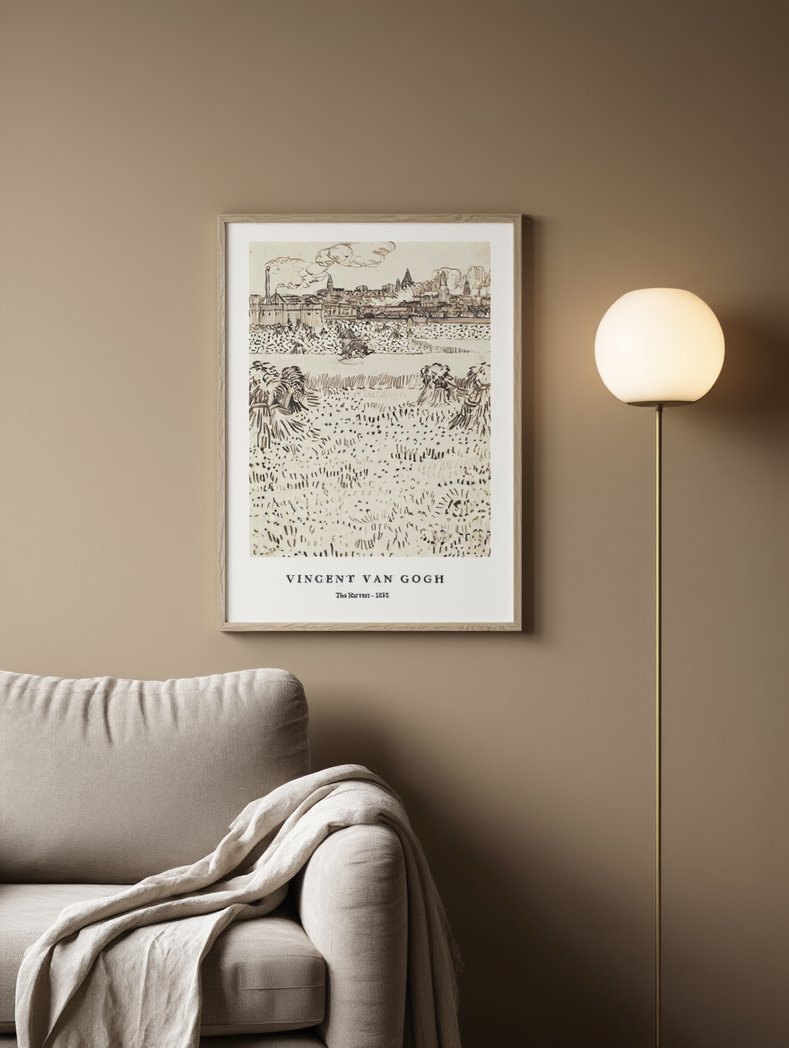 Vincent Van Gogh - The Harvest Poster