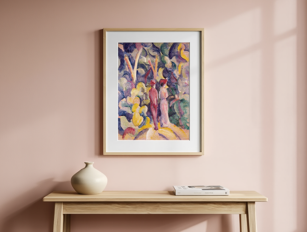 August Macke - Couple on the Forest Track