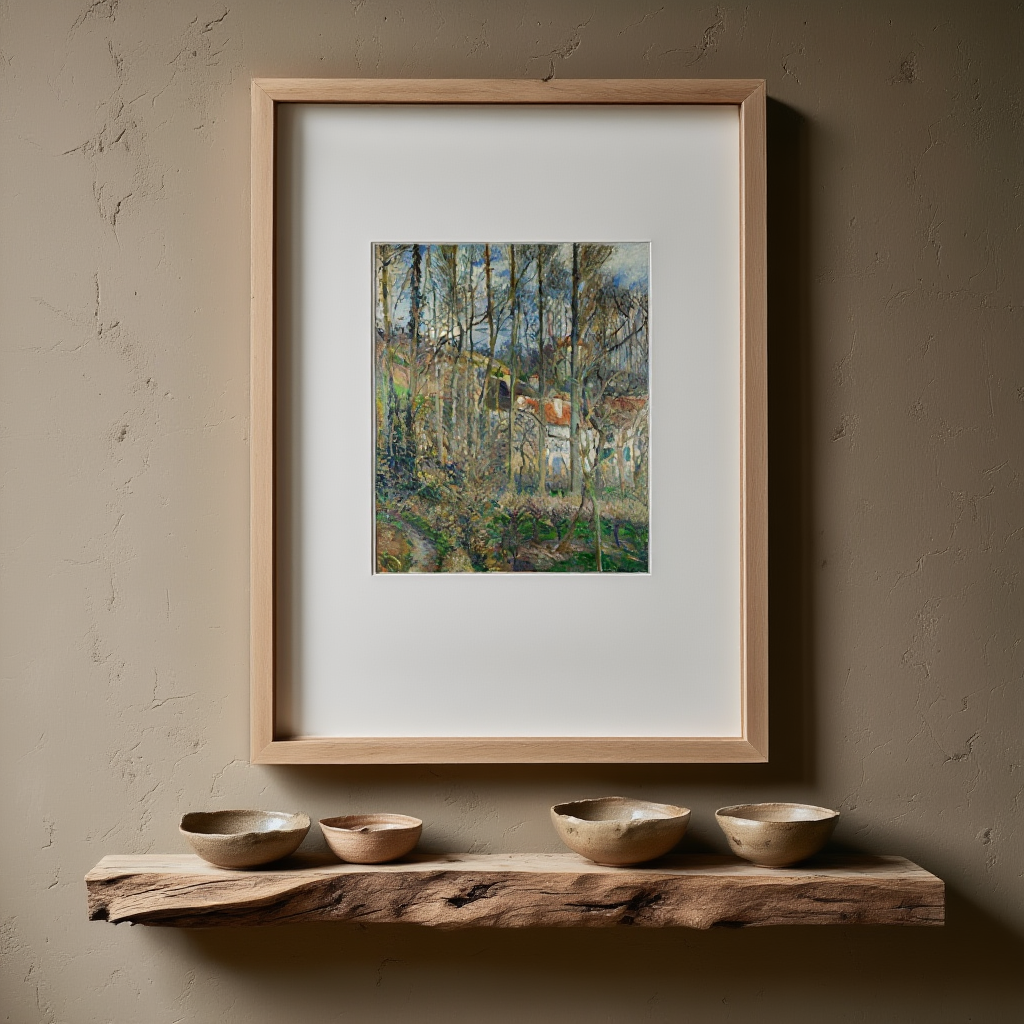 Camille Pissarro - The Côte des Boeufs at L'Hermitage