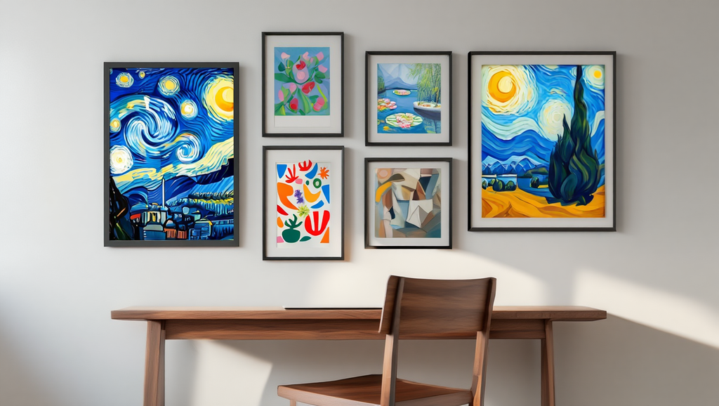 Bedroom Artistry – Set of 6 Curated Masterpieces
