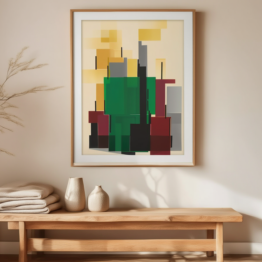 Composition (1924) by Hendrik Nicolaas Werkman – Avant-Garde Abstract Art Print