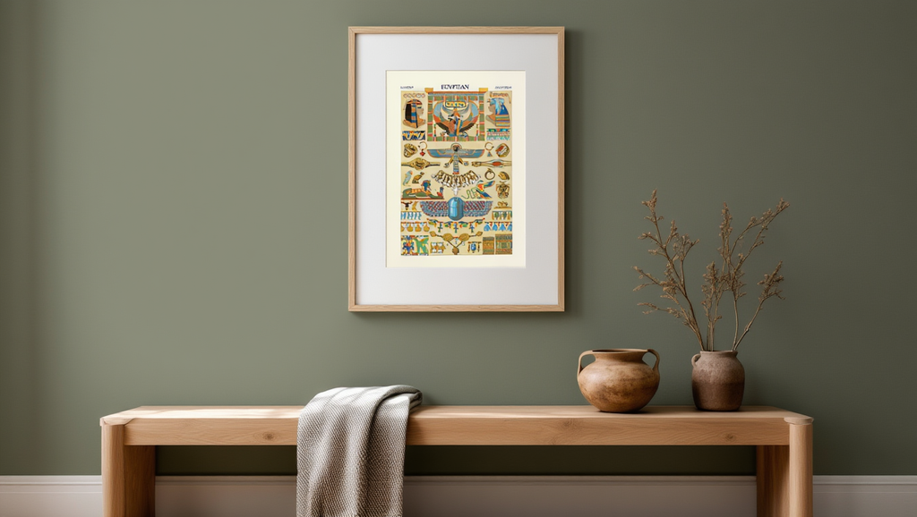 Auguste Racinet – Égyptien II Print – XVI Century Vintage Historical Art Poster