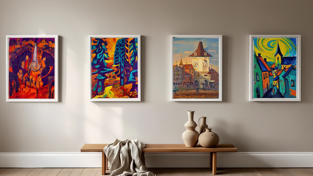 Expressionist City Rhythms – Kirchner 4 Prints Mix & Match