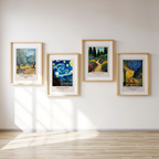 Van Gogh Art Collection – 4 Vibrant Prints for Your Home - Hakyarts