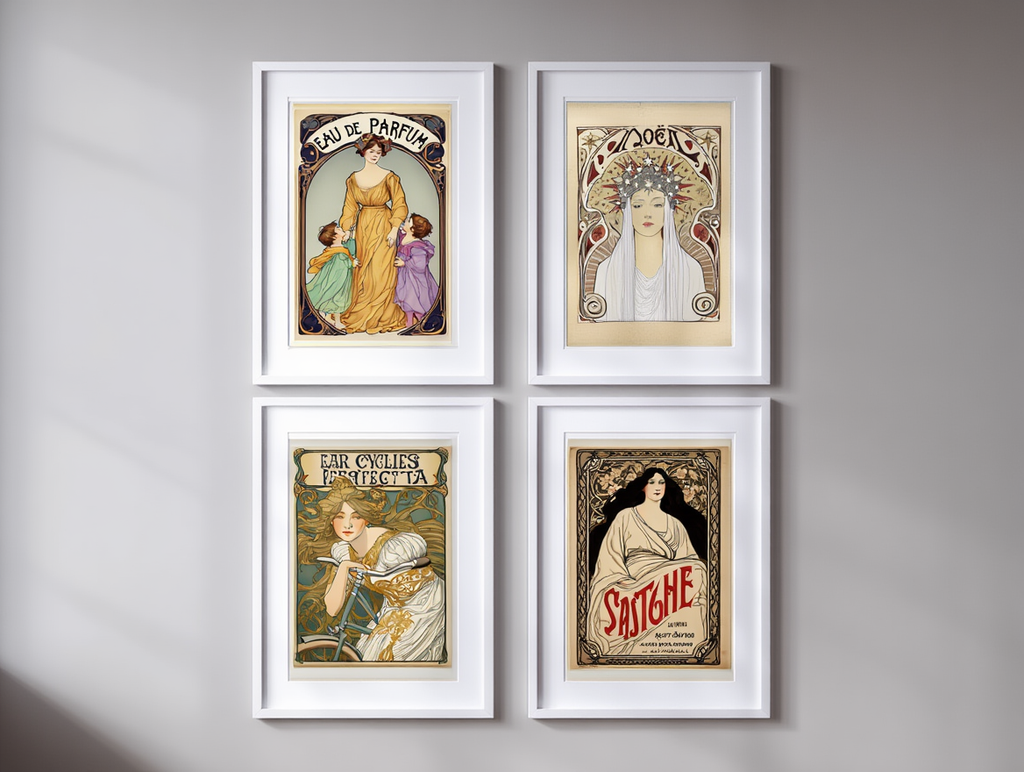 Alphonse Mucha – Mix & Match 4 Prints