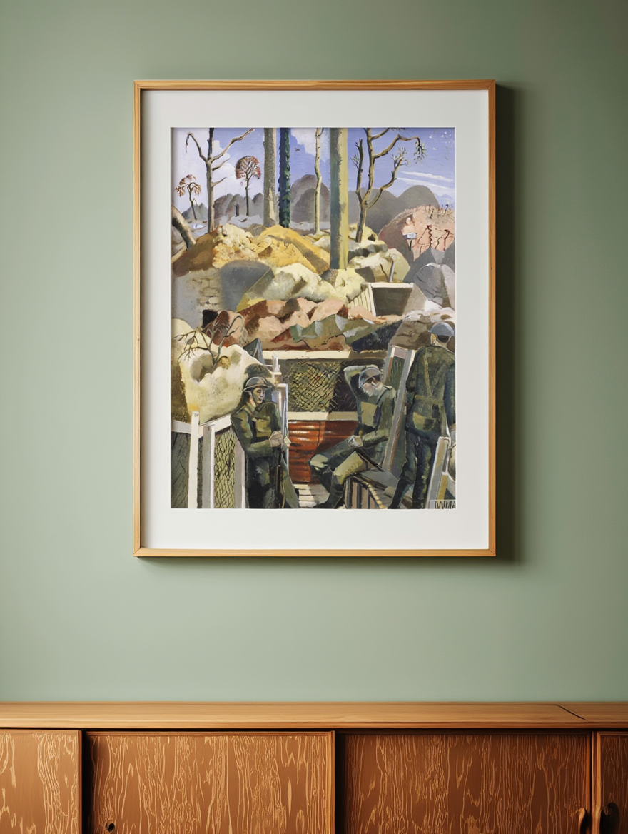 Paul Nash - Spring in the Trenches 'Ridge Wood'