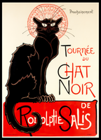 Théophile Alexandre Steinlen – Tournée du Chat Noir Poster – Vintage French Art Print