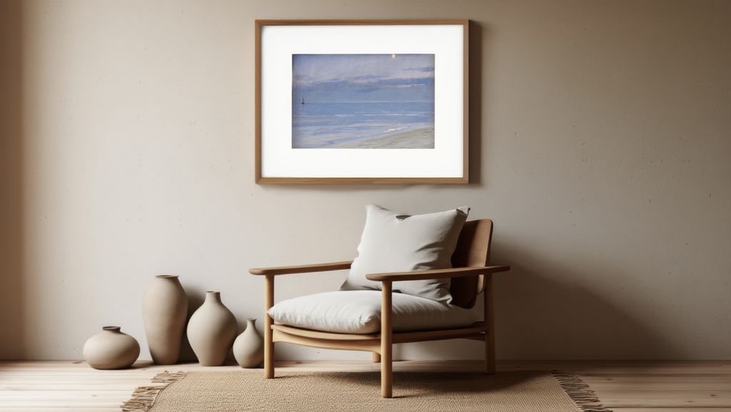 Peder Severin Krøyer – Skagen Beach in Moonlight | Scandinavian Coastal Art Print | Nordic Landscape Wall Art