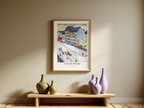 Our Street in Gray by August Macke – Expressionist Art Print