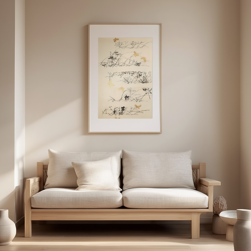 Extract from Bijutsukai (Design Magazine), 1902 – Vintage Japanese Art Print No17