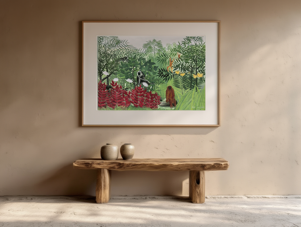 Henri Rousseau - Tropical Forest with Monkeys