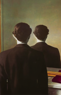 Silhouette of the Hidden Face – Surrealist Art Print