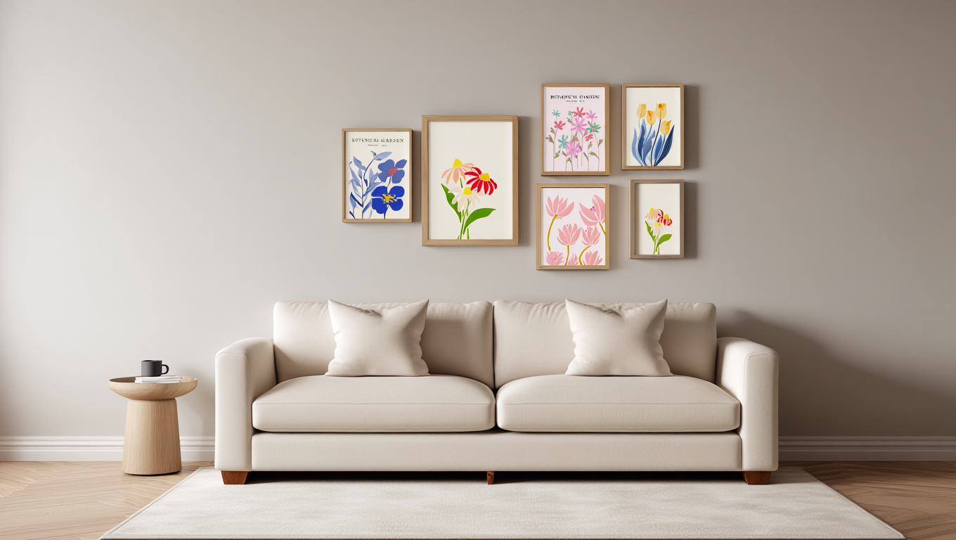 Burst of Joy: 6 Vibrant Wall Art Prints