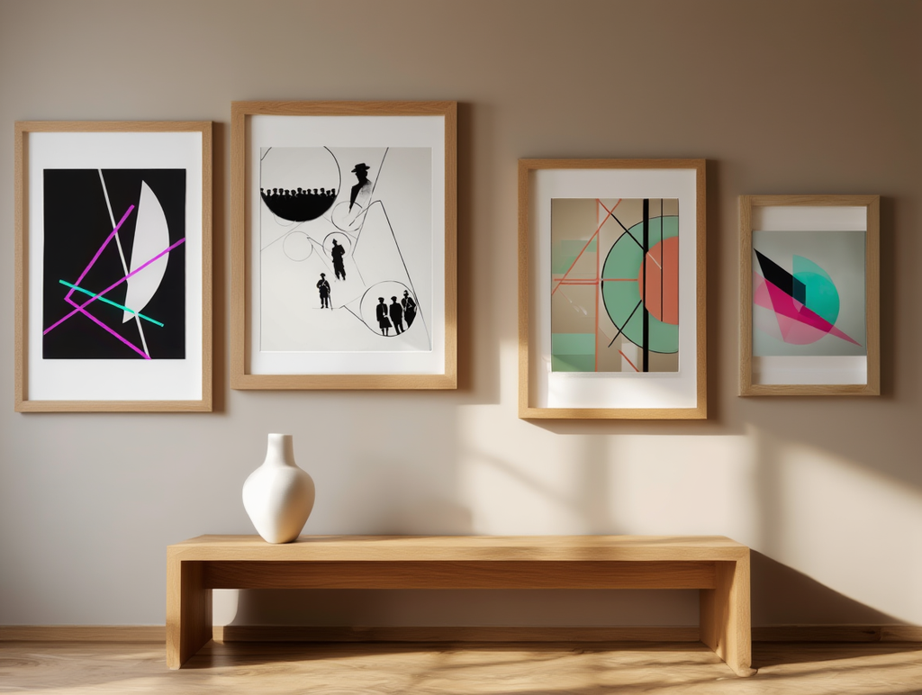 László Moholy-Nagy – 4 Bauhaus Prints | Modernist Art Collection