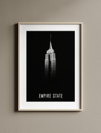 Empire State Building Poster – Iconic New York Skyline Wall Art - Hakyarts