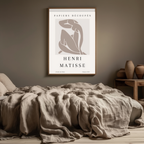 Earth Tone Abstract Female Silhouette – Modern Art Print – Boho Wall Decor