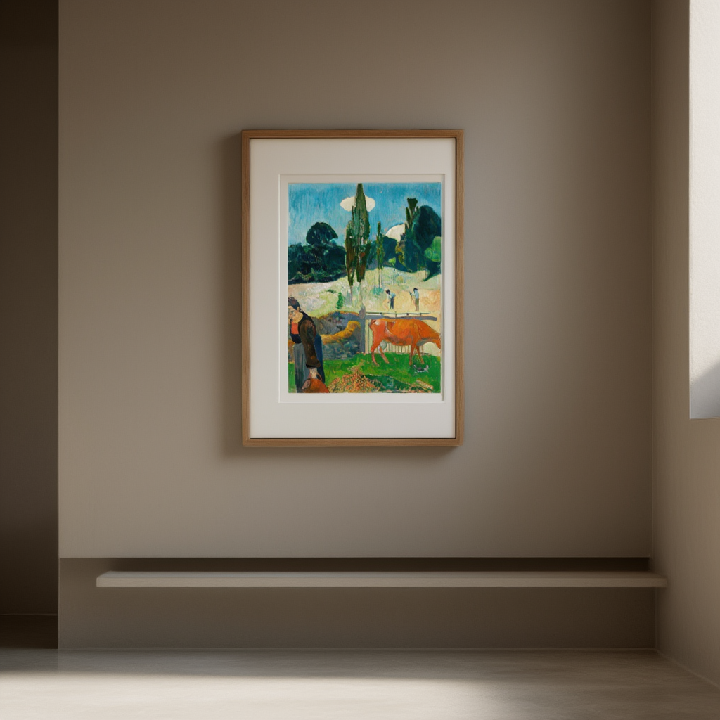 Paul Gauguin  - The Red Cow Poster