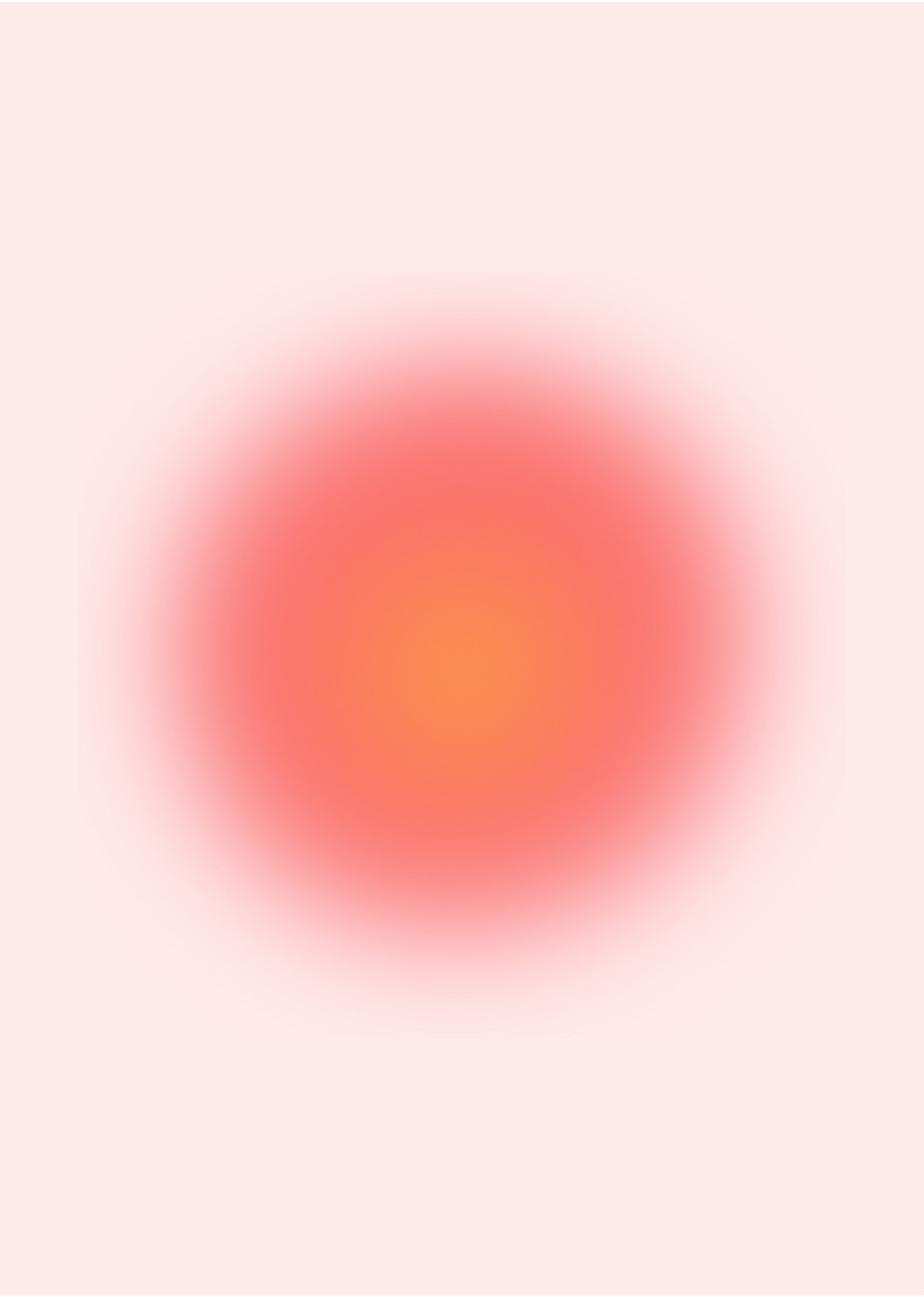 Minimal Pink Gradient Aura Poster