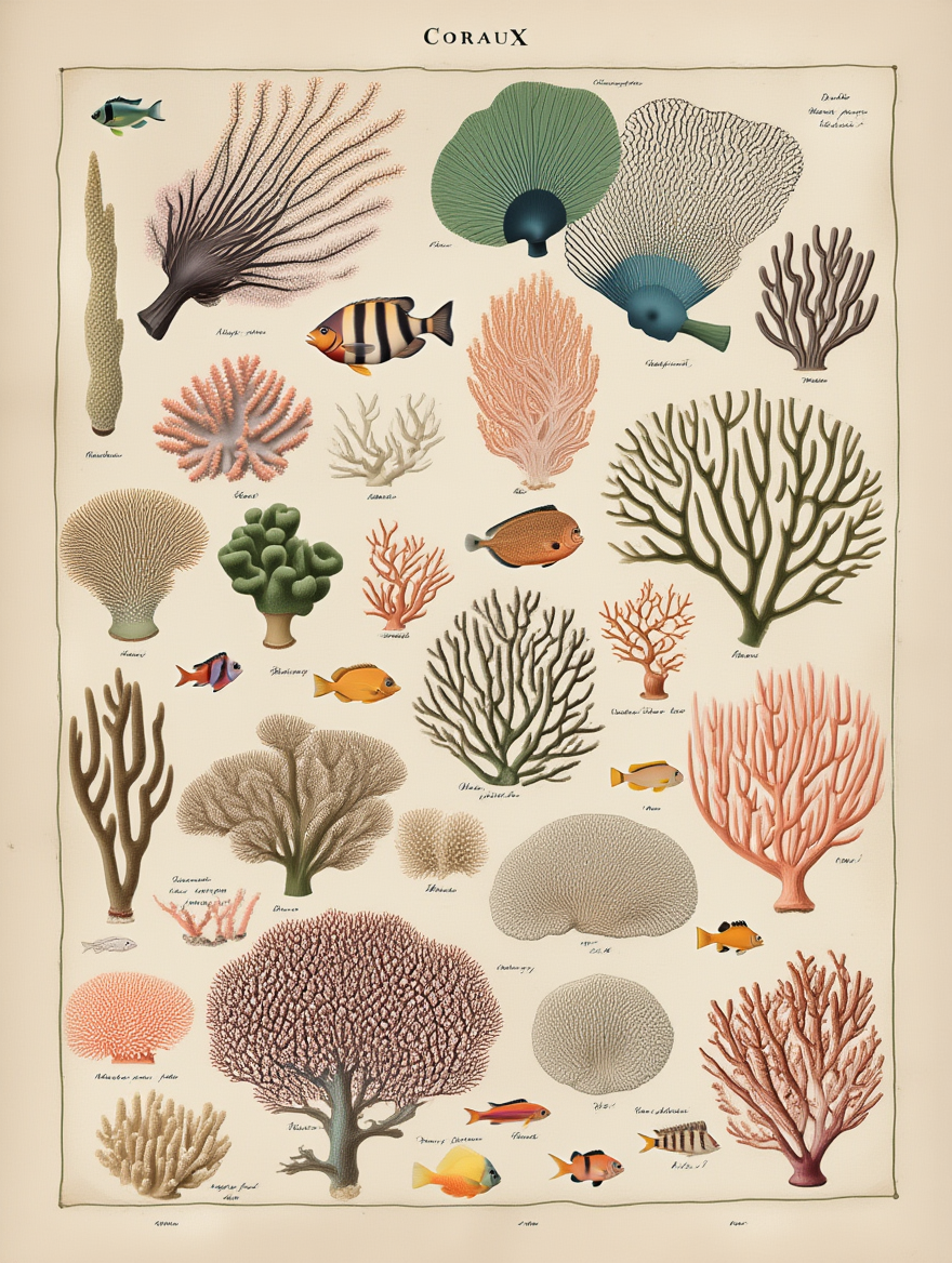 Adolphe Millot – Vintage Wildlife Trio