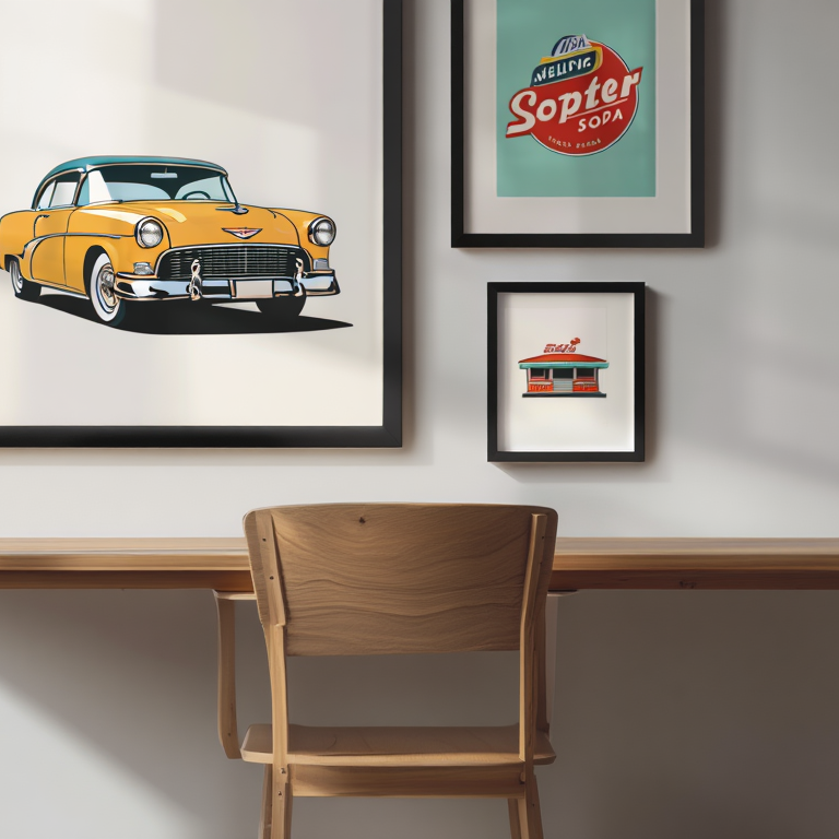 Retro Classics – 3-Piece Wall Art Set