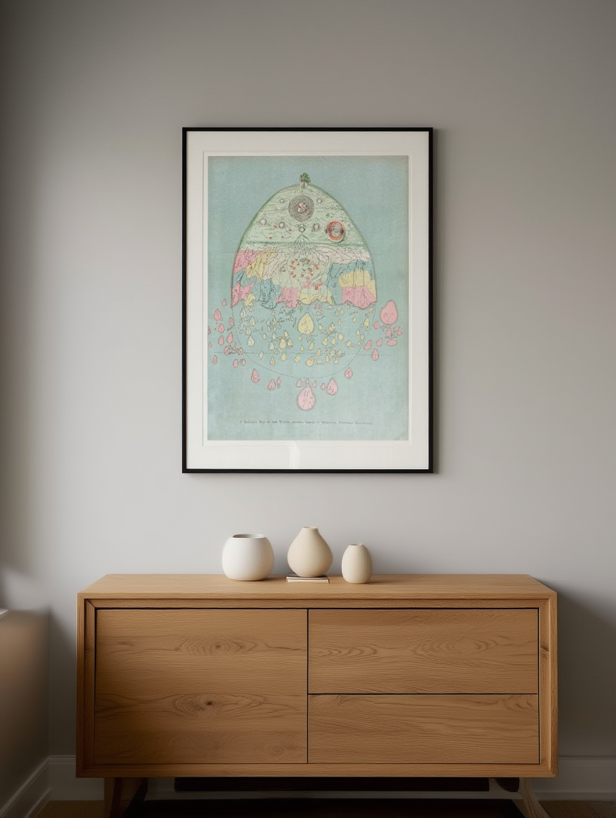 Burmese Map of the World
