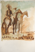 Study of the Watch (1930–1939) by Cyprián Majerník – Surrealist Art Print - Hakyarts