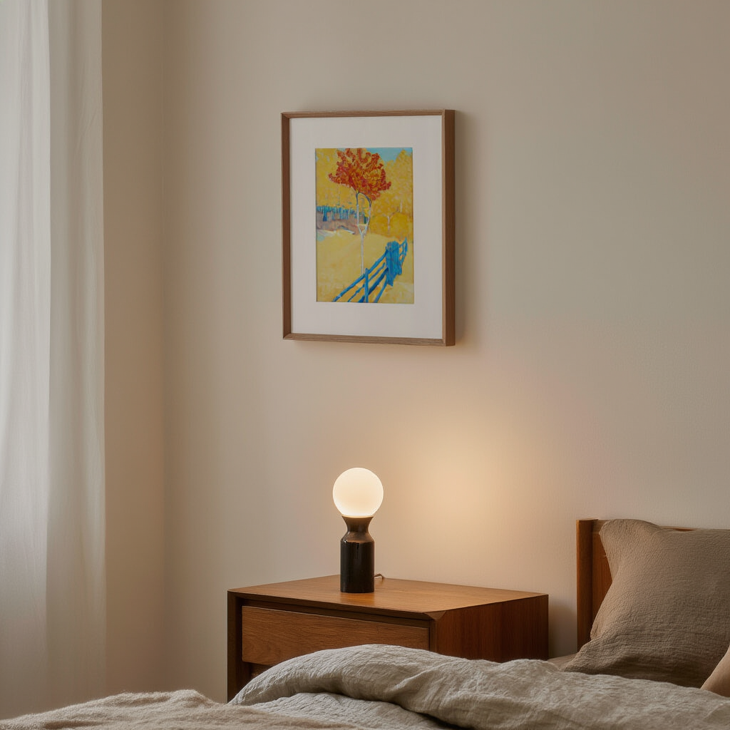 Höstlandskap (1906) by John Sten – Swedish Autumn Landscape Vintage Art Print