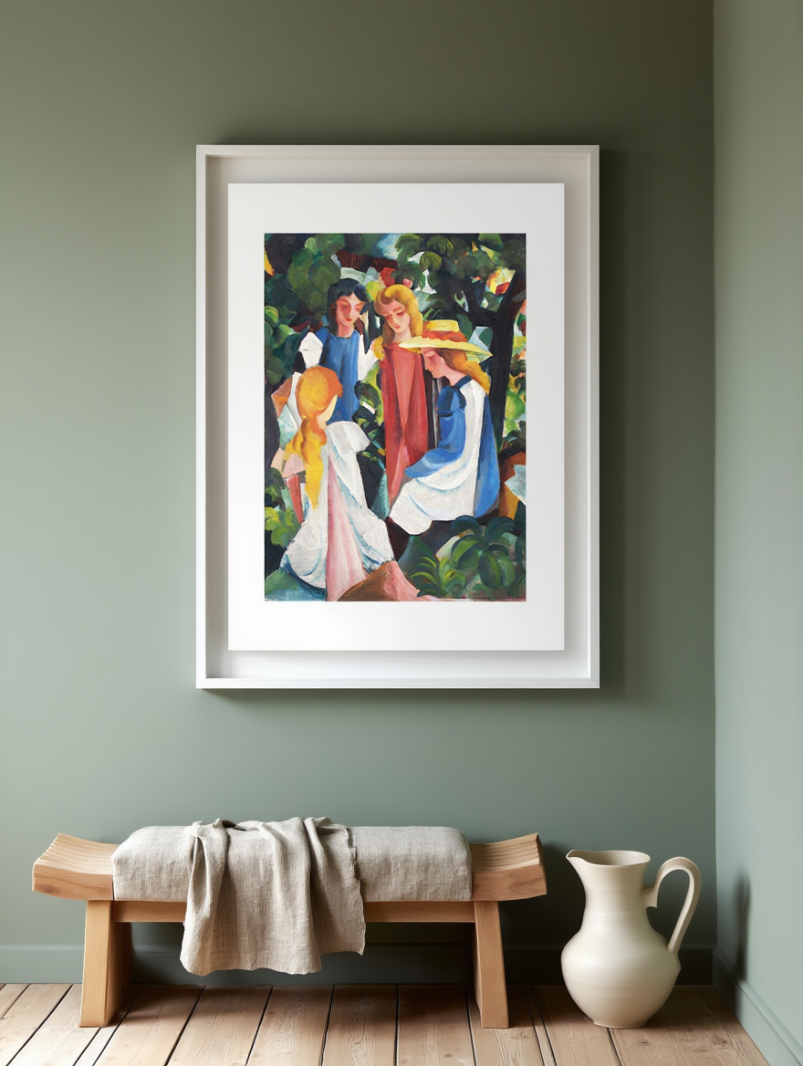 August Macke – Four Girls