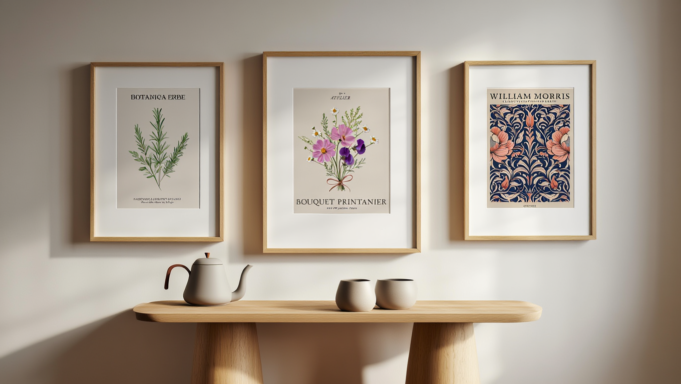6 Mix & Match Floral Prints | Botanical Wall Art Collection