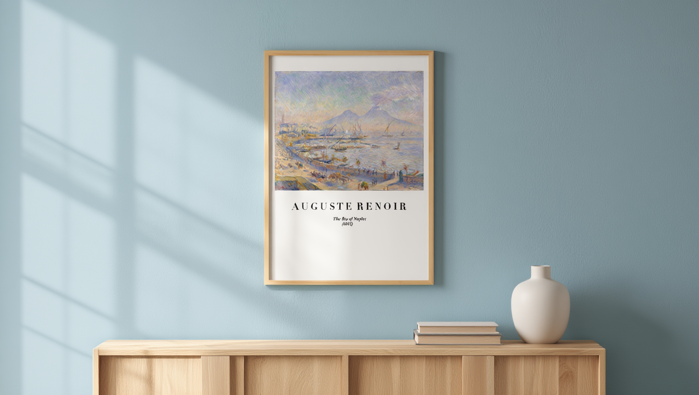 Auguste Renoir - The Bay of Naples Poster