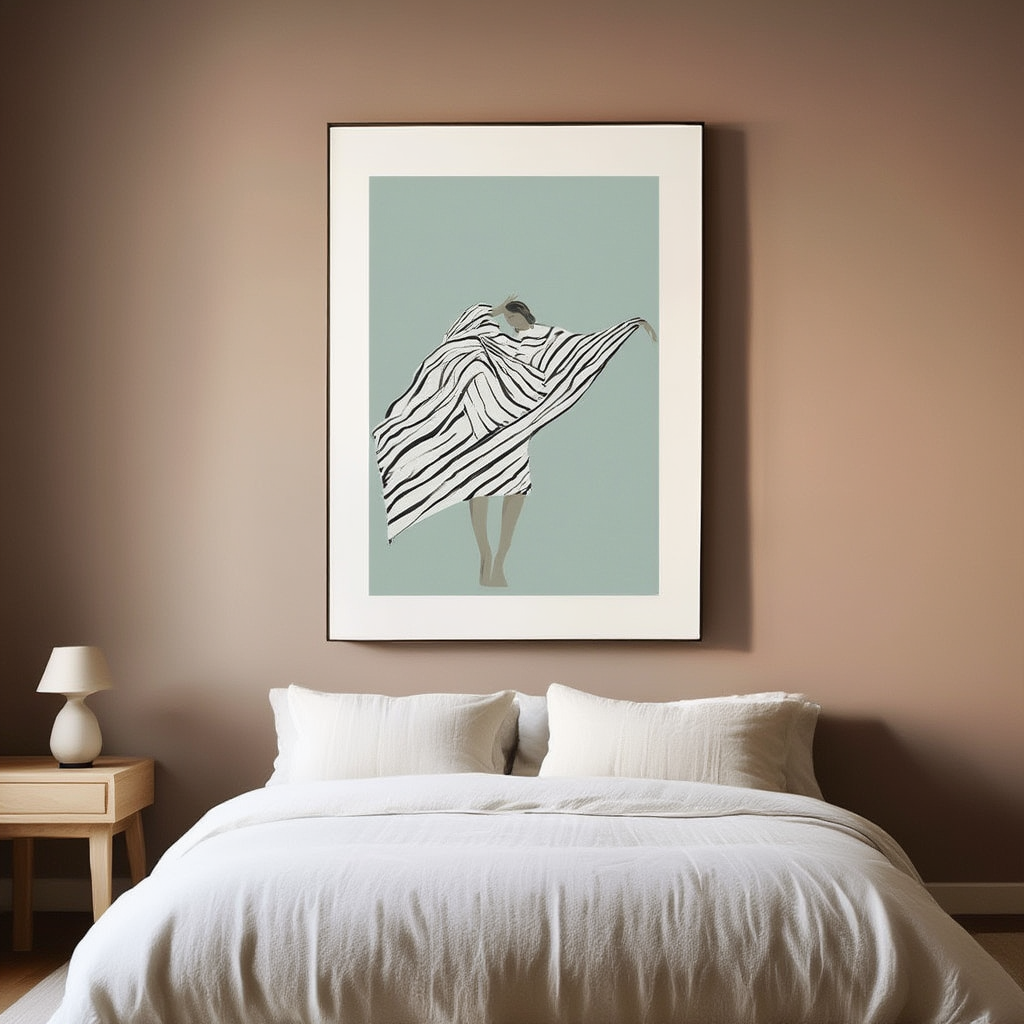 Ethereal Grace – Abstract Female Form Poster | Contemporary Figurative Art Print