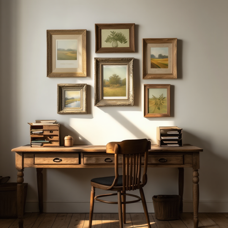 French Country Cottagecore – Living Room Gallery Wall Set of 5