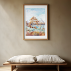Les Bords de Seine au Printemps by Maximilien Luce – Neo-Impressionist Spring Landscape Art Print