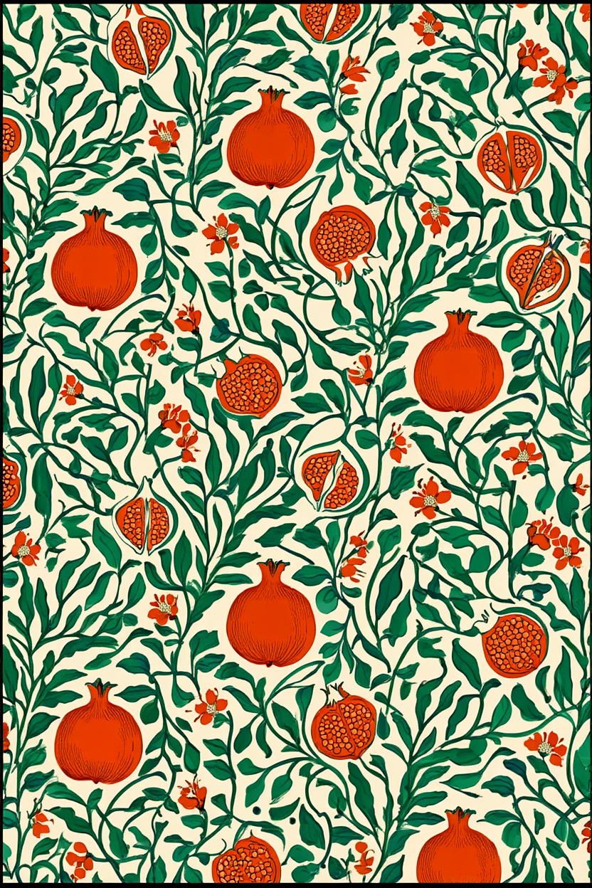 William Morris – Garden Symphony Prints