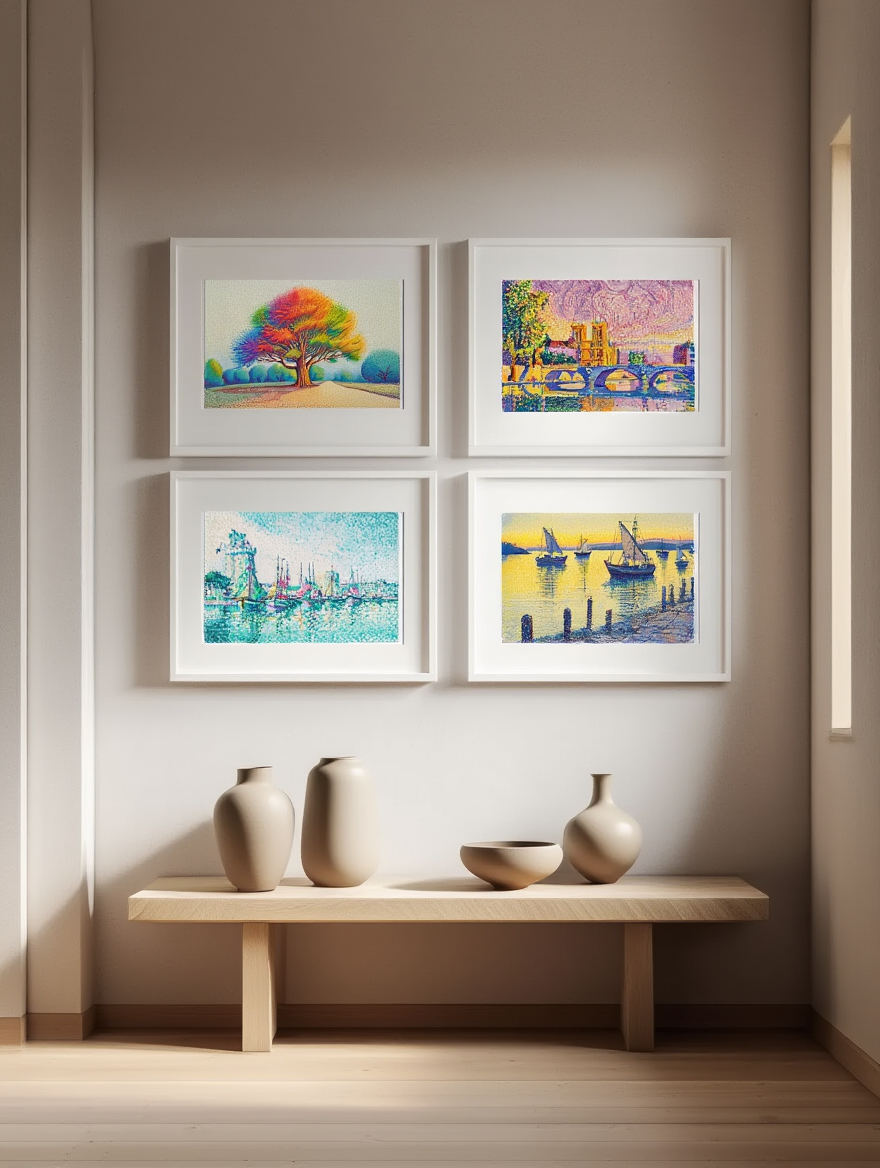 Paul Signac – Mediterranean Light Quartet (4 Prints Mix & Match)