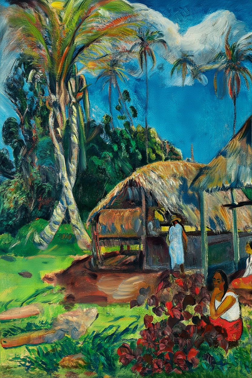 Gauguin Exotic Landscapes – 4 Prints Mix & Match