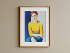 Vilhelm Lundstrøm - Portrait of Hanne Wilhelm Hansen Poster - Hakyarts