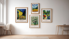 Vincent Van Gogh 4-Piece Wall Art – Classic Gallery Prints - Hakyarts