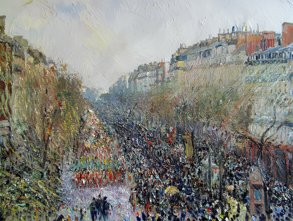 Camille Pissarro - Boulevard Montmartre Mardi Gras