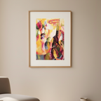 Sun, Tower and Airplane – Robert Delaunay – Vintage Modernist Art Print