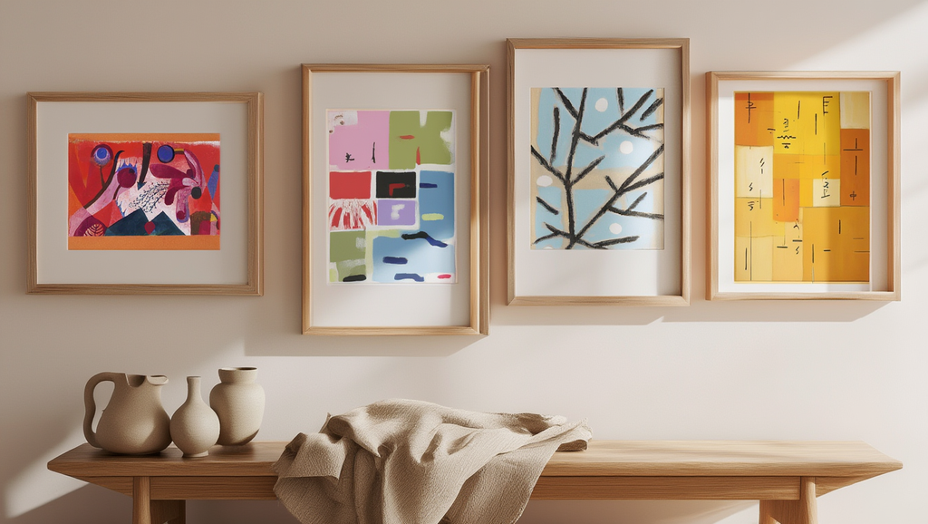 Paul Klee – Geometric Whimsy Quartet